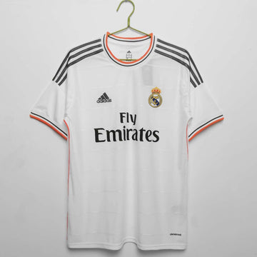 Real Madrid 13-14 Retro Home Kit Half Sleeve
