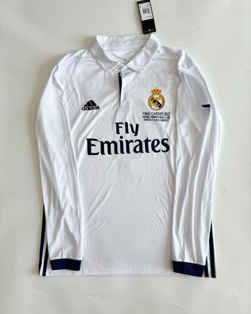 Real Madrid 16-17 Retro Home Kit Full Sleeve