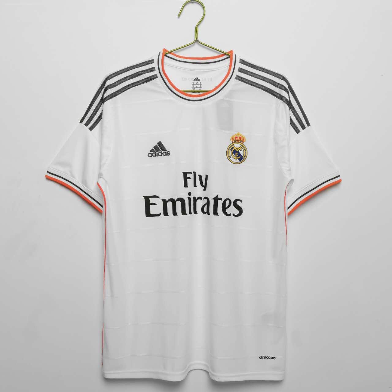 Real Madrid 13-14 Retro Home Kit Half Sleeve