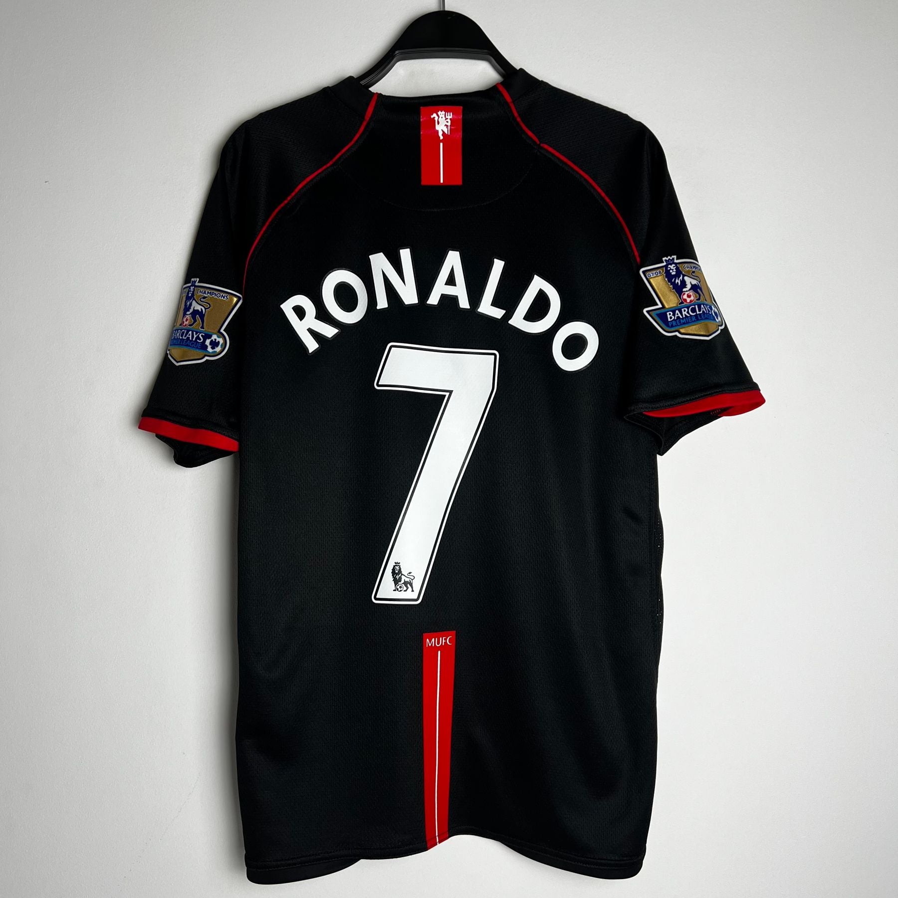 Manchester United 07-08 Home Retro Kit Half Sleeve