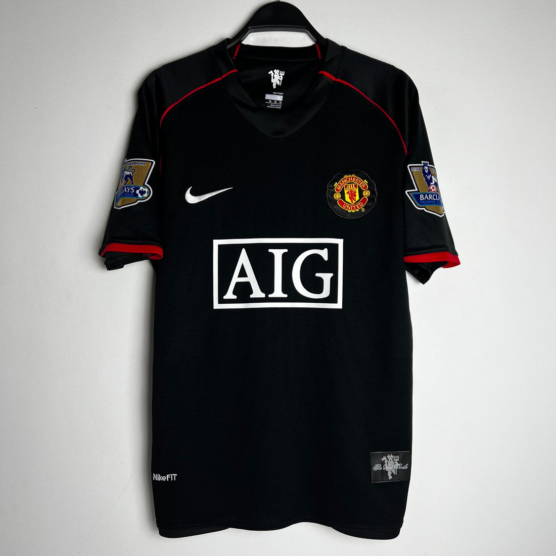 Manchester United 07-08 Home Retro Kit Half Sleeve