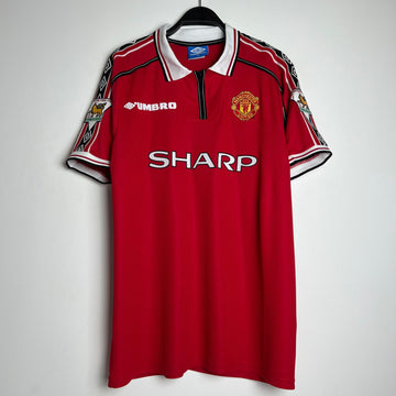 Manchester United 98-99 Home Retro Kit Half