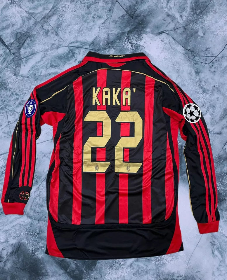AC Milan 06-07 Retro Home Kit Full Sleeve